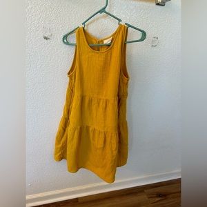 Yellow summer dress
